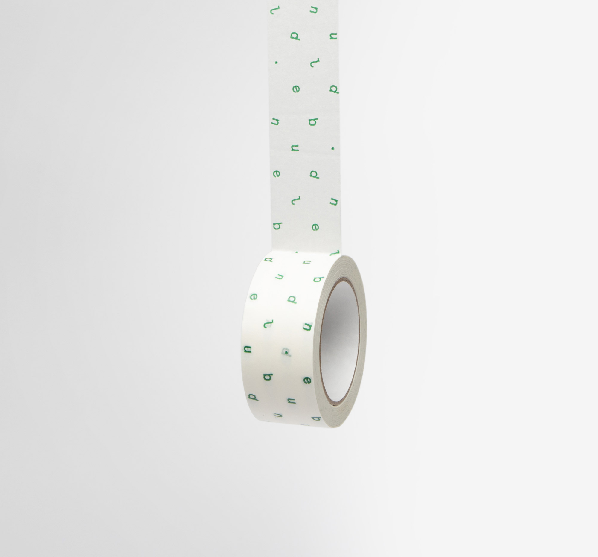 Sustainable White Custom Printed Tape